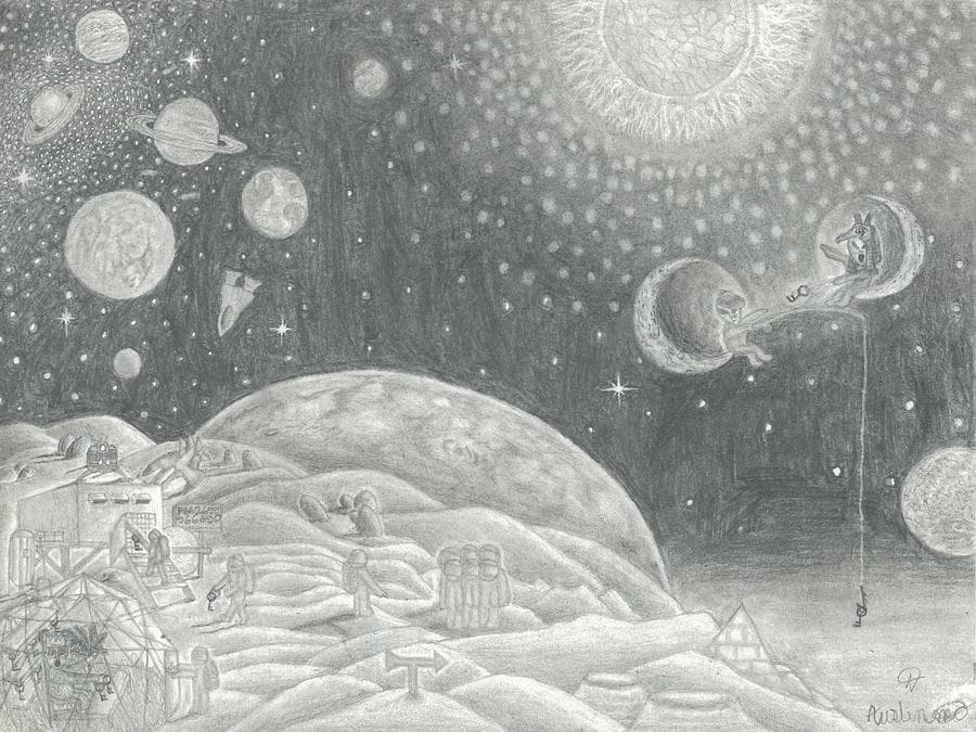 Inficycle by Austin M. Collings — Mixed media, 2023